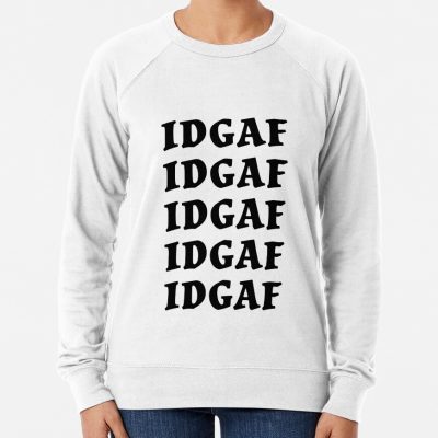 Sadie Crowell Sadie Crowell Idgaf Neon Green Sweatshirt Official Sadie-Crowell Merch