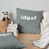 Sadie Crowell Merch Idgaf Throw Pillow Official Sadie-Crowell Merch