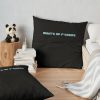 Sadie Crowell Merch Sadie Crowell What'S Up Throw Pillow Official Sadie-Crowell Merch