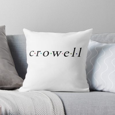 Crowell Tiktok Sticker Throw Pillow Official Sadie-Crowell Merch