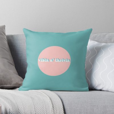 Vibin N' Thrivin Throw Pillow Official Sadie-Crowell Merch