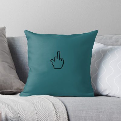 Sadie Crowell Sadie Crowell Idgaf Neon Green Throw Pillow Official Sadie-Crowell Merch