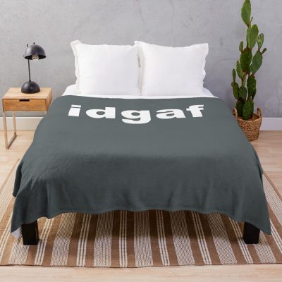 Sadie Crowell Merch Idgaf Throw Blanket Official Sadie-Crowell Merch