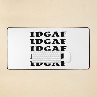 Sadie Crowell Sadie Crowell Idgaf Neon Green Mouse Pad Official Sadie-Crowell Merch