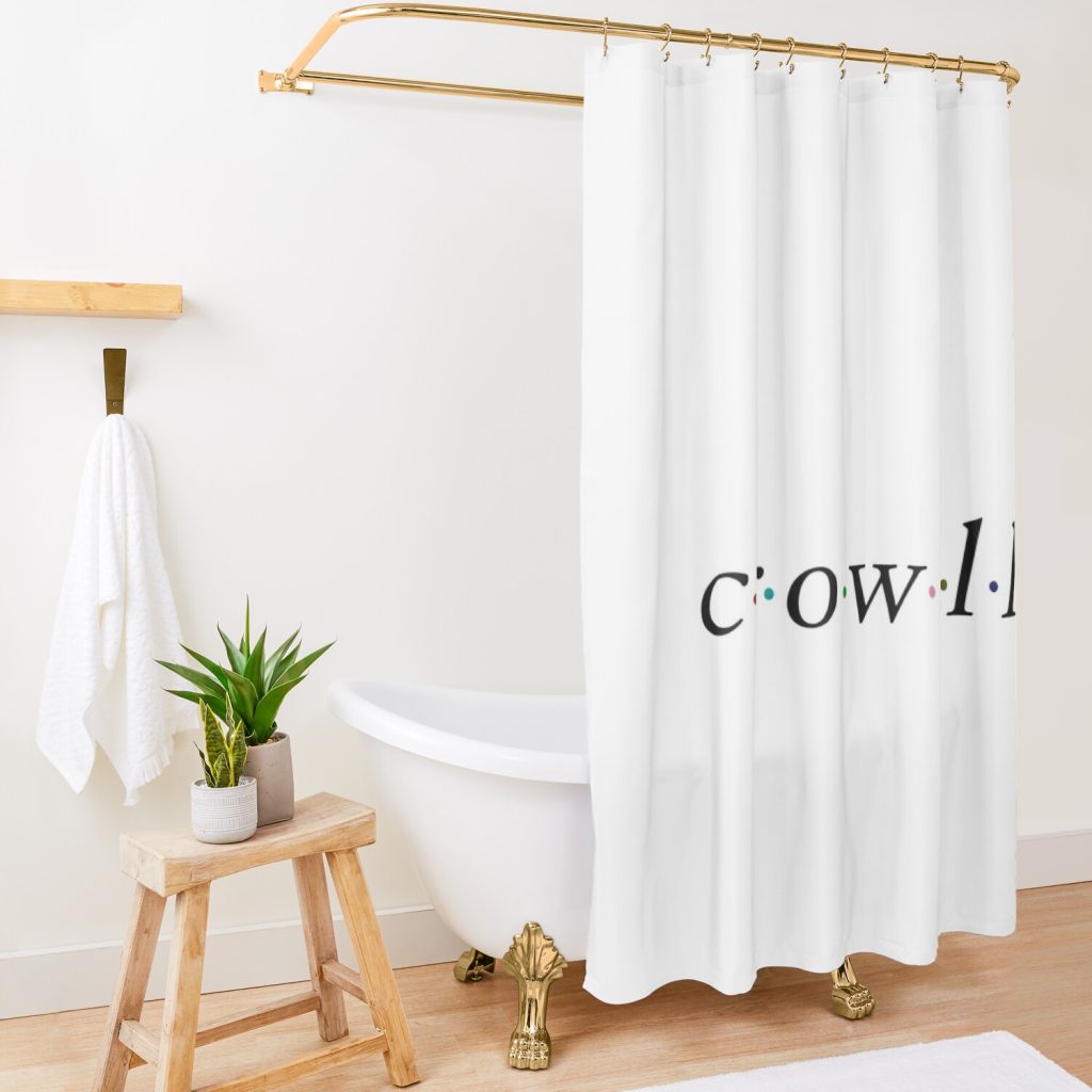 Crowell Tiktok Sticker Shower Curtain Official Sadie-Crowell Merch