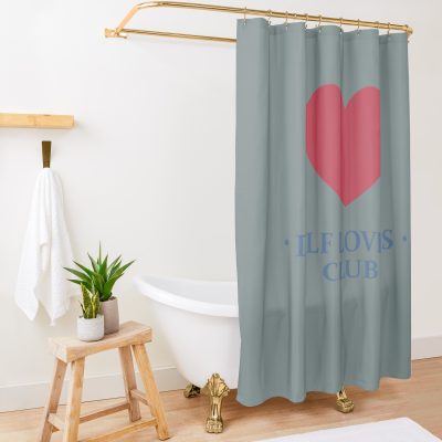 Sadie Crowell Merch Dilf Lovers Club Shower Curtain Official Sadie-Crowell Merch