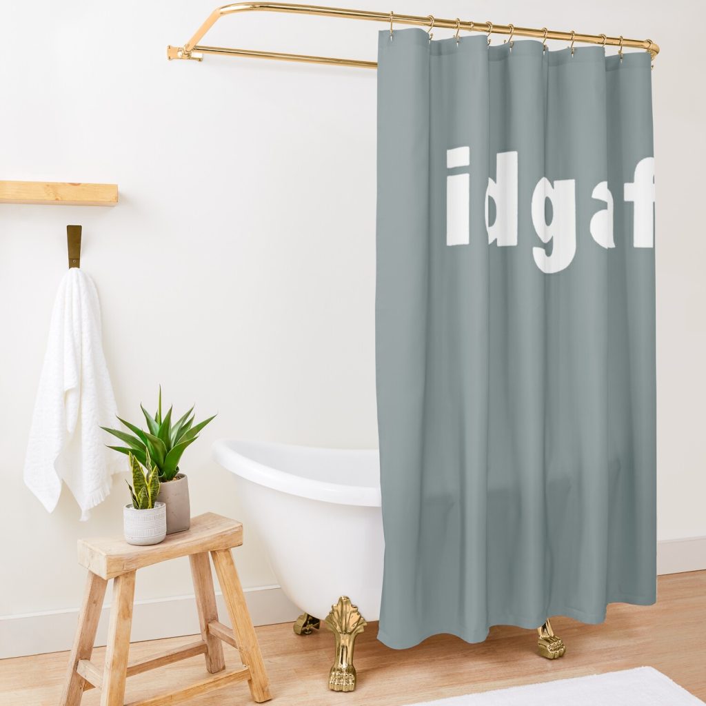 Sadie Crowell Merch Idgaf Shower Curtain Official Sadie-Crowell Merch