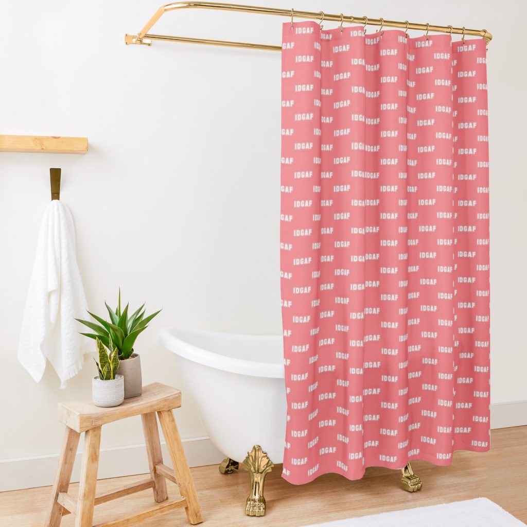 Idgaf Shower Curtain Official Sadie-Crowell Merch